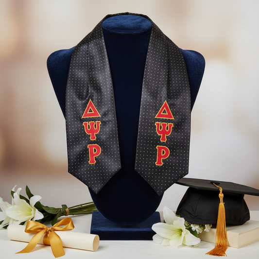 Delta Psi Rho Embroidered Ascot Tie