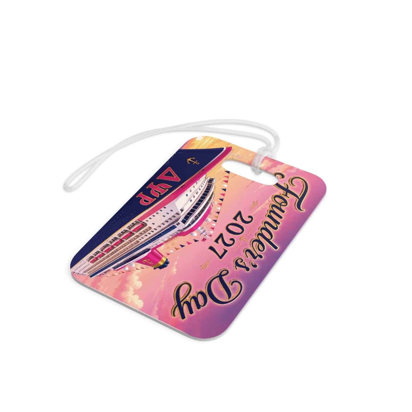 Founders Day 2027 Luggage Tag — Delta Psi Personalized Travel ID