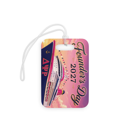 Founders Day 2027 Luggage Tag — Delta Psi Personalized Travel ID